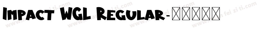 Impact WGL Regular字体转换
